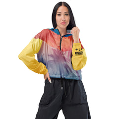 Summer Wave Cropped Windbreaker