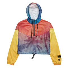 Summer Wave Cropped Windbreaker