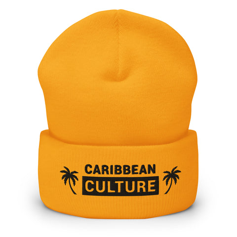Caribbean Culture - Rebellion Cuffed Beanie (Black)