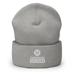 Caribbean Culture - Rebellion Cuffed Beanie (White)