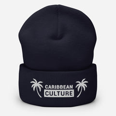 Caribbean Culture - Paradise Cuffed Beanie (White)