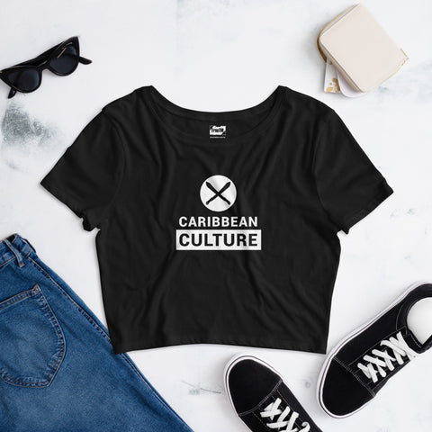 Caribbean Culture Crop Tee (Dark)